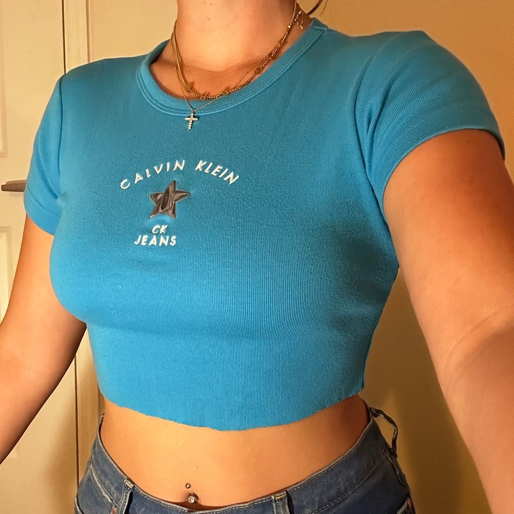 Vintage Calvin Klein Crop Top